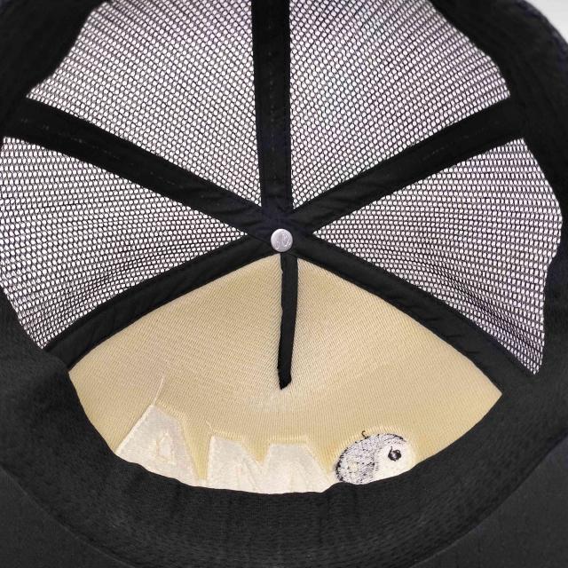 USED古着(ユーズドフルギ) OMA DESIGN STUDIOS 陰陽 ロゴ刺繍 トラッカー メッシュキャップ メンズ 表記無 【中古】【ブランド古着バズストア】_4