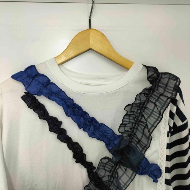 BEAMS JAPAN(ビームスジャパン) 26SS【別注】TORI-TO / ボーダー 切替 ビッグ Tシャツ レディース JPN：M 【中古】【ブランド古着バズストア】_4