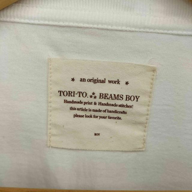 BEAMS JAPAN(ビームスジャパン) 26SS【別注】TORI-TO / ボーダー 切替 ビッグ Tシャツ レディース JPN：M 【中古】【ブランド古着バズストア】_5