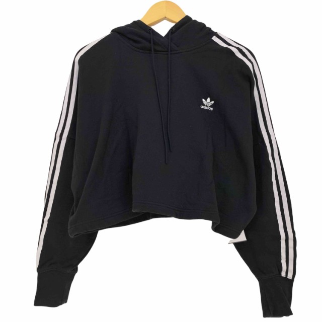 adidas Originals(アディダスオリジナルス) CROPPED HOOD クロップド丈フーディ パーカー レディース import：S  【中古】【ブランド古着バズストア】｜au PAY マーケット