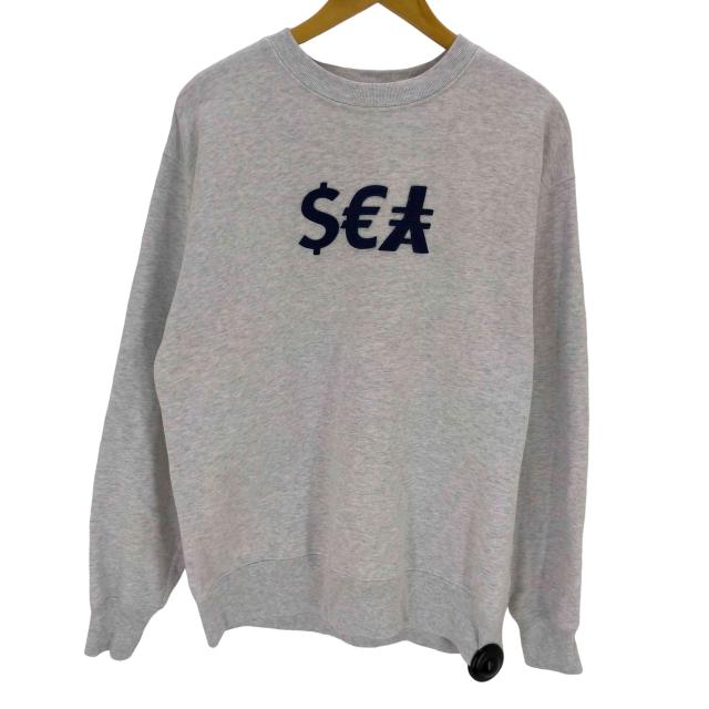 WIND AND SEA(ウィンダンシー) Money Sea Crewneck Sweatshirt メンズ import：M 【中古】【ブランド古着バズストア】