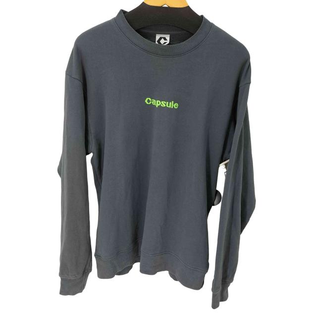 USED古着(ユーズドフルギ) {{Capsule}} Classic Logo Crewneck Carbon メンズ import：M 【中古】【ブランド古着バズストア】