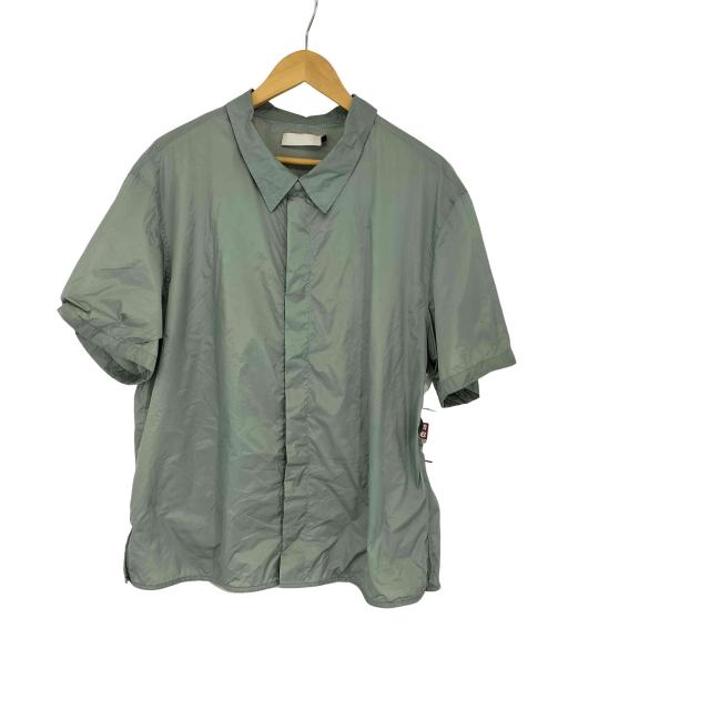 USED古着(ユーズドフルギ) {{AMOMENTO}}スプレッドカラー 半袖シャツ メンズ import：L 【中古】【ブランド古着バズストア】