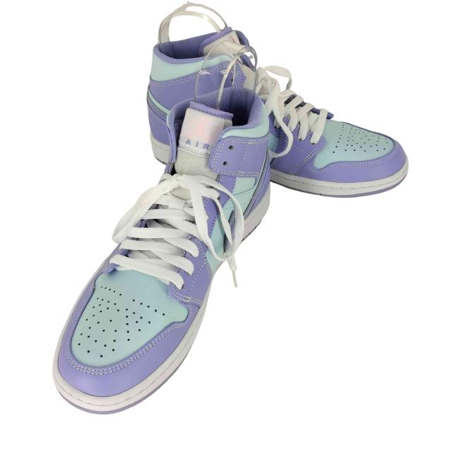 JORDAN BRAND(ジョーダンブランド) Air Jordan 1 Mid Purple Aqua メンズ JPN：28.5 【中古】【ブランド古着バズストア】