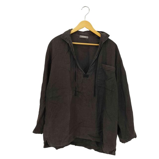 nest Robe CONFECT(ネストローブコンフェクト) ヘンプ セーラースモックシャツ ブラウン リボン メンズ JPN：3 【中古】【ブランド古着バズストア】