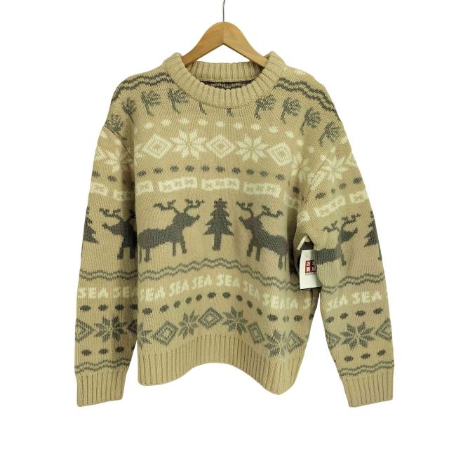 WIND AND SEA(ウィンダンシー) 21AW NORDIC SWEATER メンズ import：S 【中古】【ブランド古着バズストア】