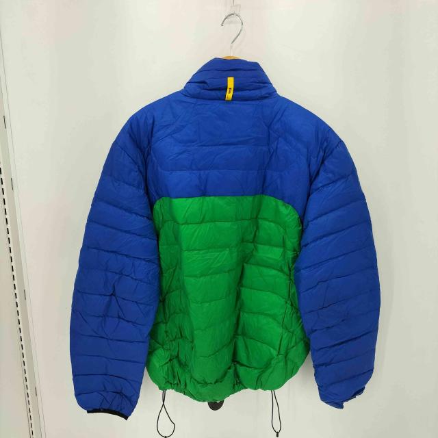 RLX RALPH LAUREN(アールエルエックスラルフローレン) ツートンカラー ドローコード ダブルジップ ナイロン ダウンジャケット メンズ XXL【中古】【ブランド古着バズストア】_1