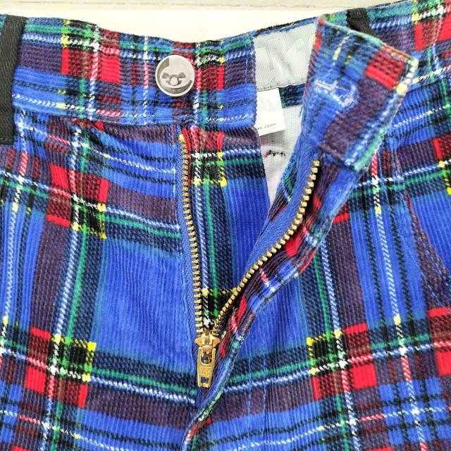 90s stuka チェックバギーパンツ 中古・古着通販】stuka (ストゥーカ) チェックバギーパンツ ブルー