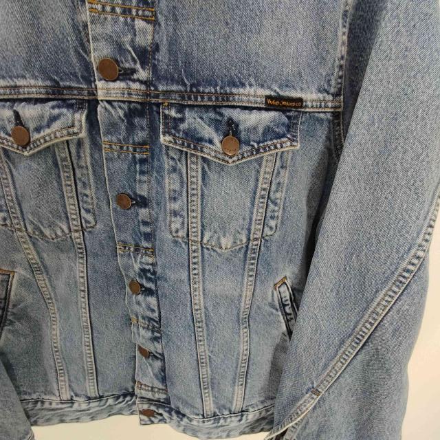 Nudie Jeans(ヌーディージーンズ) Bobby Blue Tribe ボビー ブルー トライバル デニム ジャケット メンズ import：S 【中古】【ブランド古着バズストア】_4