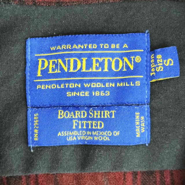 PENDLETON(ペンドルトン) 00s 150years BOARD SHIRT JAPAN SIZE マドラスチェック ボードシャツ メンズ JPN：S 【中古】【ブランド古着バズストア】_5