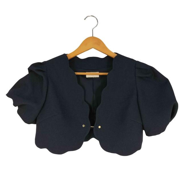 eimy istoire(エイミーイストワール) スカラップショートジャケット  レディース FREE 【中古】【ブランド古着バズストア】