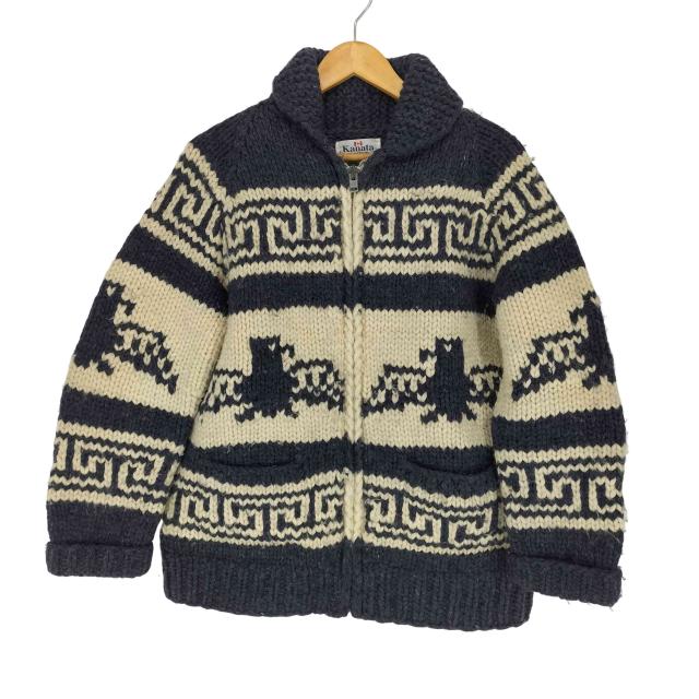 Kanata(カナタ) カナダ製 サンダーバード カウチンニット メンズ 表記