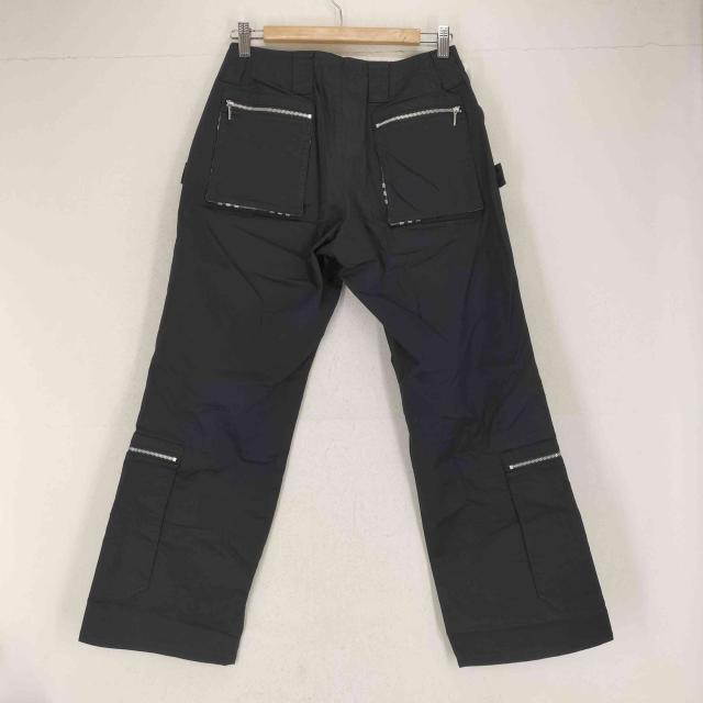 BURBERRY BLACK LABEL(バーバリーブラックレーベル) Gimmick Design Wide Straight Pants メンズ  73【中古】【ブランド古着バズストア】 BURBERRY BLACK LABEL(バーバリーブラックレーベル) Gimmick Design