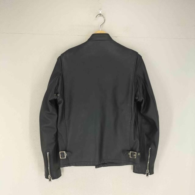 Schott(ショット) 17AW LEATHER RIDERS JACKET シープスキン シングルライダースジャケット メンズ import：S 【中古】【ブランド古着バズストア】_1