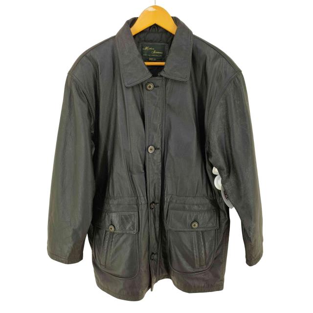 USED古着(ユーズドフルギ) {{MISTER SANWA}} vintage cowhide leather jacket メンズ import：L 【中古】【ブランド古着バズストア】