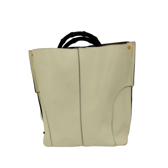 ROPE(ロペ) EPOR BAMBOO BAG シュリンクレザーバンブーハンドル レディース 表記無 【中古】【ブランド古着バズストア】