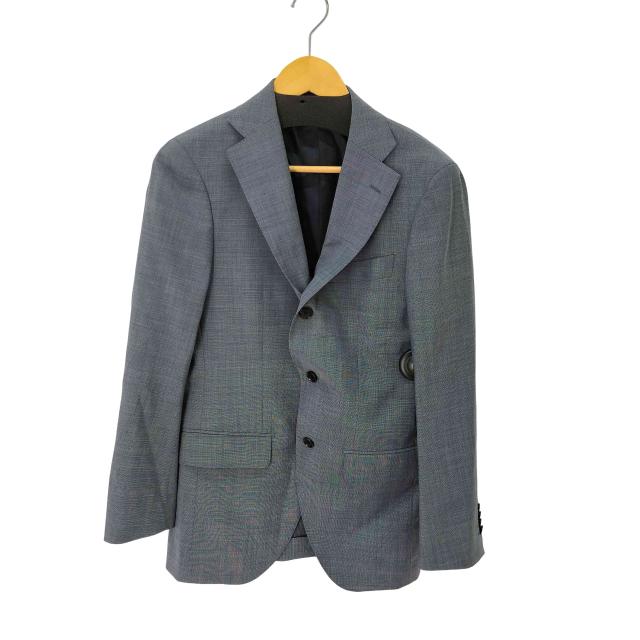 SHIPS(シップス) marzotto ラグジュアリー ラッシャーミルズ ウール スーツ メンズ  46【中古】【ブランド古着バズストア】