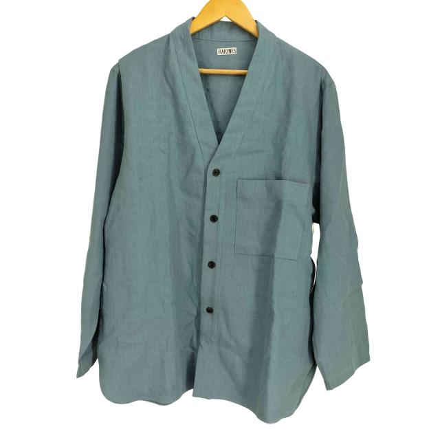 RAKINES(ラキネス) Linen wheather cardigan jacket リネンウェザー カーディガン ジャケット メンズ 表記無 【中古】【ブランド古着バズストア】