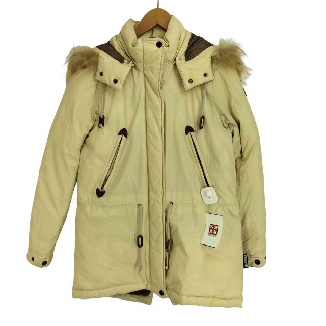 AIGLE(エーグル) WINDSTOPPER ウィンドストッパー ファーフード付 ダウン モッズコート レディース import：M 【中古】【ブランド古着バズストア】