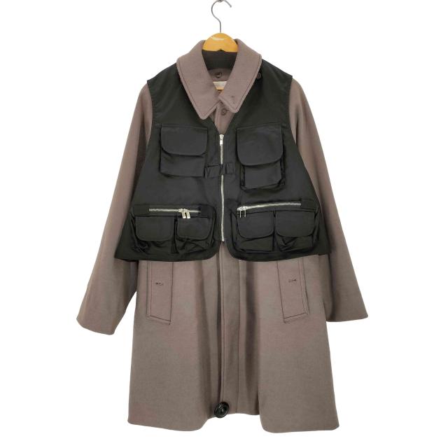 USED古着(ユーズドフルギ) {{ワガママ謹製}} un/unbient別注ベストドッキングステンカラーコート メンズ JPN：2 【中古】【ブランド古着バズストア】