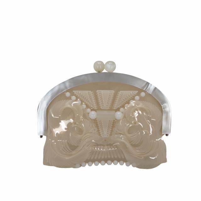 mamekurogouchi マメ クロゴウチ ガマグチ PVCクラッチ