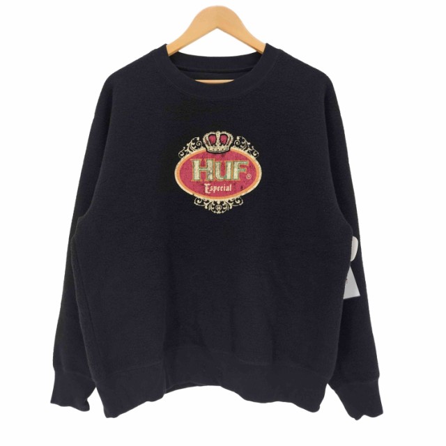 HUF(ハフ) 24AW ESPECIAL INSIDE OUT CREW メンズ 表記無 【中古】【ブランド古着バズストア】