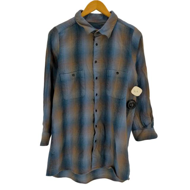 PENDLETON(ペンドルトン) USA製 ZEPHYR SHIRT オンブレチェック メンズ import：XXL 【中古】【ブランド古着バズストア】
