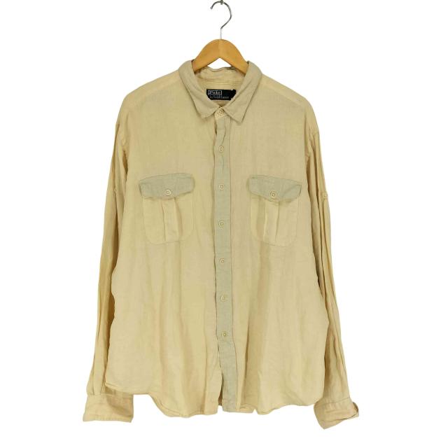 POLO SPORT RLX(ポロスポーツ) ビッグサイズリネンシャツ メンズ  XXL【中古】【ブランド古着バズストア】