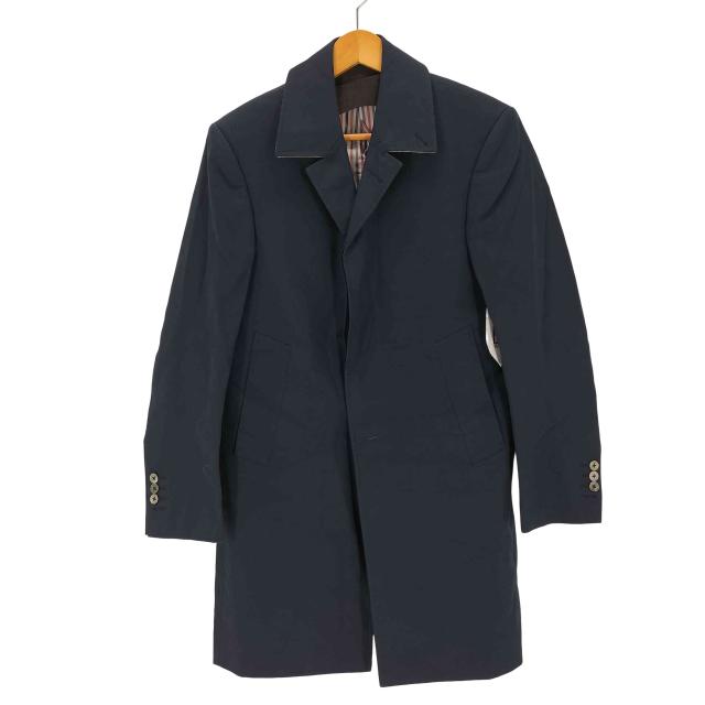 THOM BROWNE(トムブラウン) 裏ストライプ チェスターコート メンズ  0【中古】【ブランド古着バズストア】