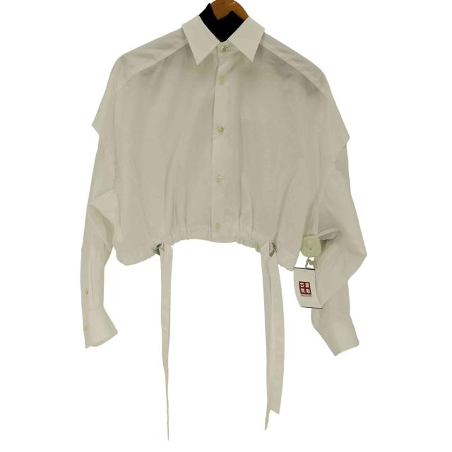Ujoh(ウジョー) Double Belt Cropped Shirt レディース 2【中古】【ブランド古着バズストア】
