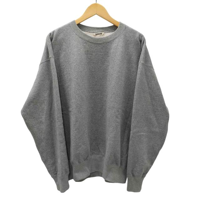 AURALEE(オーラリー) 25AW SMOOTH SOFT BD SWEAT P/O スムーズ ソフト スウェット メンズ JPN：5 【中古】【ブランド古着バズストア】