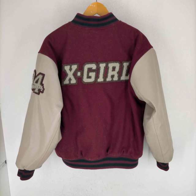 X-girl(エックスガール) COLLEGE LOGO STADIUM JUMPER レディース JPN ...