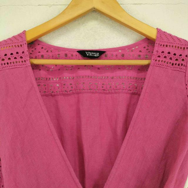 Velnica(ヴェルニカ) レース切替リネンワンピース レディース 表記無