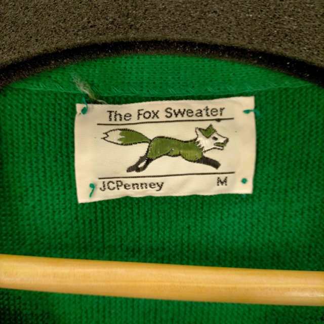 JCPENNEY The Fox Sweater USA製 Fox刺繍 カーディガン メンズ JPN：M 【中古】【ブランド古着バズストア】｜au  PAY マーケット