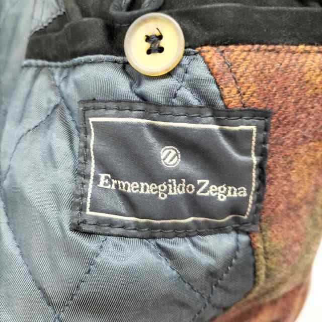 USED古着(ユーズドフルギ) Ermenegildo Zegna MADE IN ITALY 裏地キルティング コーティングレザーコート メンズ 表記無 【中古】【ブランド古着バズストア】の通販は USED古着(ユーズドフルギ) Ermenegildo Zegna MADE IN ITALY 裏地キルティング コーティングレザーコート メンズ 表記無 【中古】【ブランド古着バズストア】の通販は