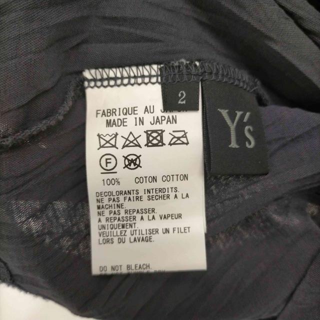 Ys(ワイズ) 強撚天竺 シワ加工 ショート カットソー レディース JPN：2 【中古】【ブランド古着バズストア】_5
