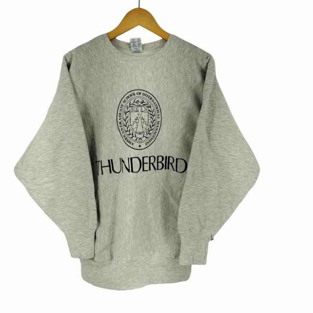 Champion(チャンピオン) 90s 刺繍タグ REVERSE WEAVE メキシコ製 THUNDERBIRD SCHOOL カレッジプリント スウェット メンズ JPN：XL 【中古】【ブランド古着バズストア】の通販はau PAY マーケット - ブランド古着のBAZZSTORE(バズストア)  | au PAY マーケット－通販サイト