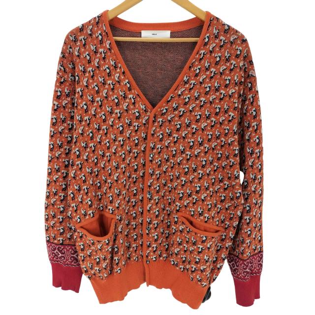 TOGA VIRILIS(トーガビリリース) 総柄 Vネックカーディガン メンズ  46【中古】【ブランド古着バズストア】の通販は 15,458円