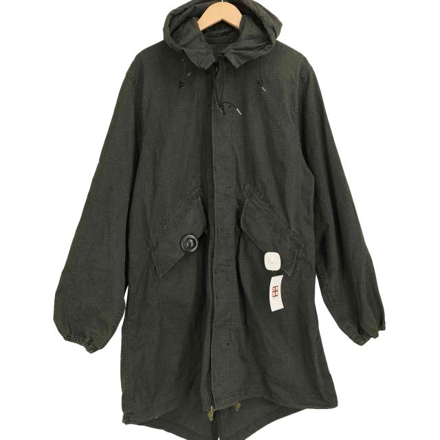 U.S. ARMY(ユーエスアーミー) 84年格納 NIGHT CAMOUFLAGE DESERT 後染めモッズコート デジカモ メンズ  MIDIUM【中古】【ブランド古着バズストア】