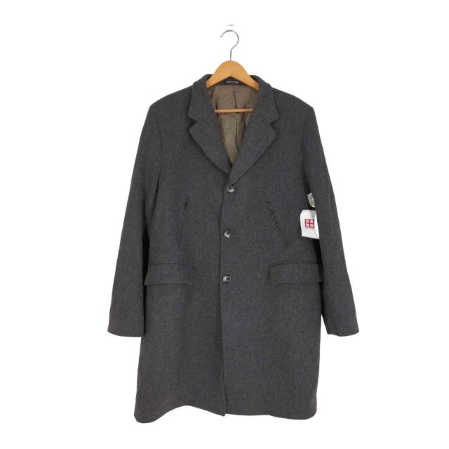 USED古着(ユーズドフルギ) イタリア製 ウールハーフコート メンズ EUR：52 【中古】【ブランド古着バズストア】