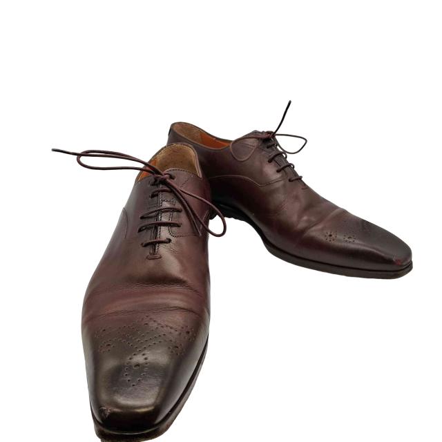 santoni(サントーニ) MCBO ウイングチップ レザー シューズ メンズ 6【中古】【ブランド古着バズストア】