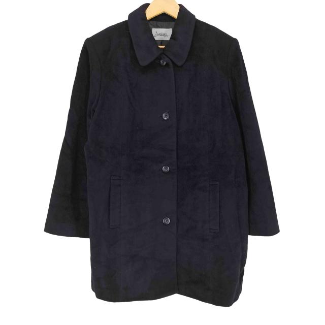 USED古着(ユーズドフルギ) Avelina ANGOLA&WOOL アンゴラ混 ステンカラーハーフコート レディース 158【中古】【ブランド古着バズストア】