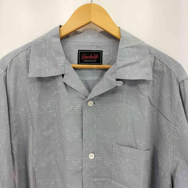 GANGSTERVILLE(ギャングスタビル) THUG-L/S CHECK SHIRTS サグ チェック レーヨン 開襟シャツ メンズ JPN：XL 【中古】【ブランド古着バズストア】_2