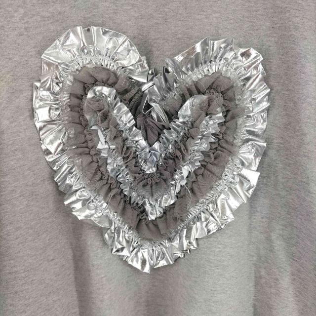 poppy tokyo(ポピートーキョー) Heart tulle sweatshirt レディース FREE 【中古】【ブランド古着バズストア】