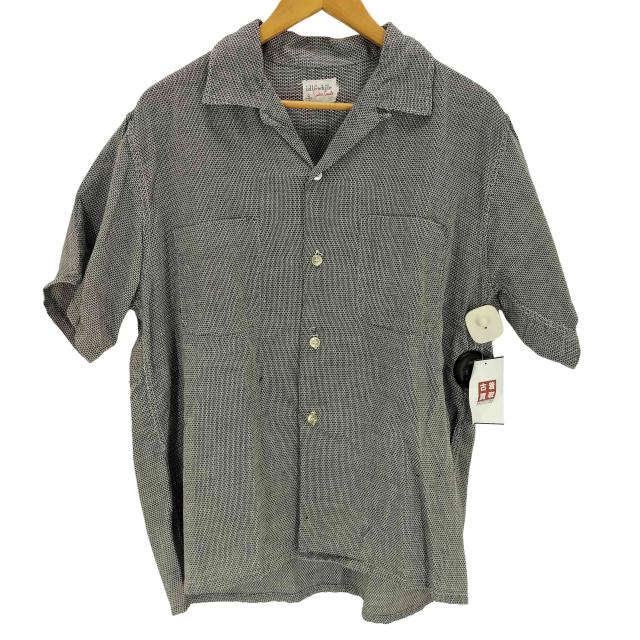 USED古着(ユーズドフルギ) {{idlewhile Custom Casuals}} 50S ダブルポケットオープンカラーシャツ メンズ import：L 【中古】【ブランド古着バズストア】