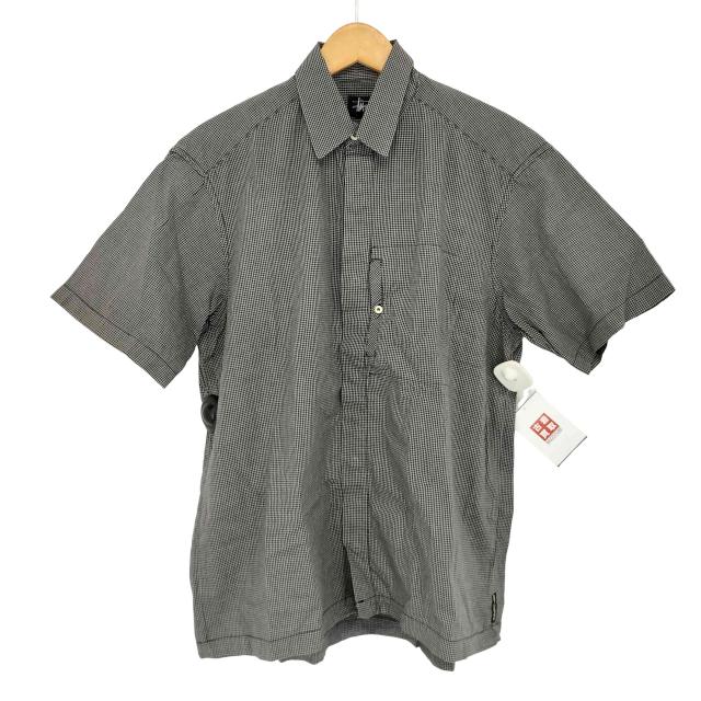 Stussy(ステューシー) 紺タグ USA製 比翼 半袖シャツ メンズ JPN：S 【中古】【ブランド古着バズストア】