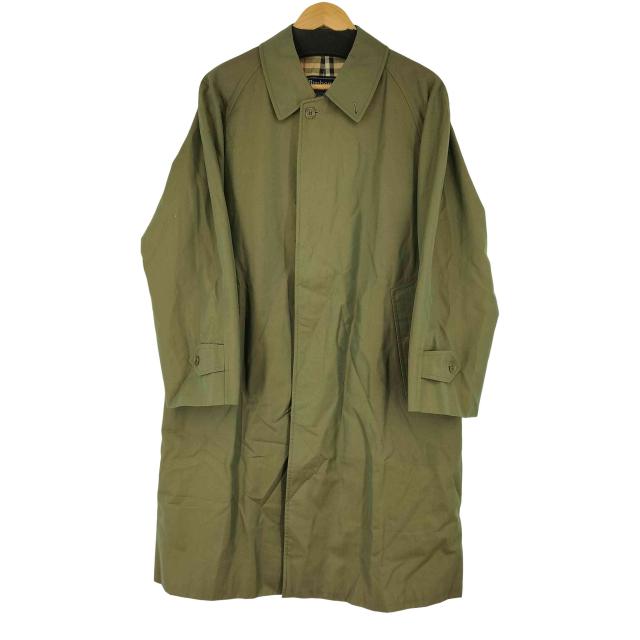 BURBERRYS(バーバリーズ) 裏地ノバチェック 玉虫 ステンカラーコート メンズ 表記無 【中古】【ブランド古着バズストア】