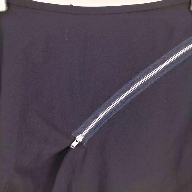 tricot COMME des GARCONS(トリココムデギャルソン) AD1999 00SS アシメ 変形 ジップ ウールギャバ フレアスカート レディース JPN：S 【中古】【ブランド古着バズストア】_2
