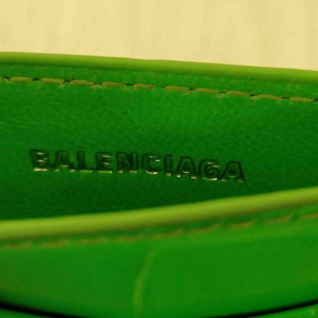 BALENCIAGA(バレンシアガ) MADE IN ITALY Bロゴ クロコ型押しパス