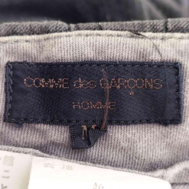 COMME des GARCONS HOMME(コムデギャルソンオム) 80s AD表記無 金文字タグ archive カスリ 2タック コットン センタープレス ワイド テーパード スラックス メンズ JPN：M 【中古】【ブランド古着バズストア】 COMME des GARCONS HOMME(コムデギャルソンオム) 80s AD表記無 金文字